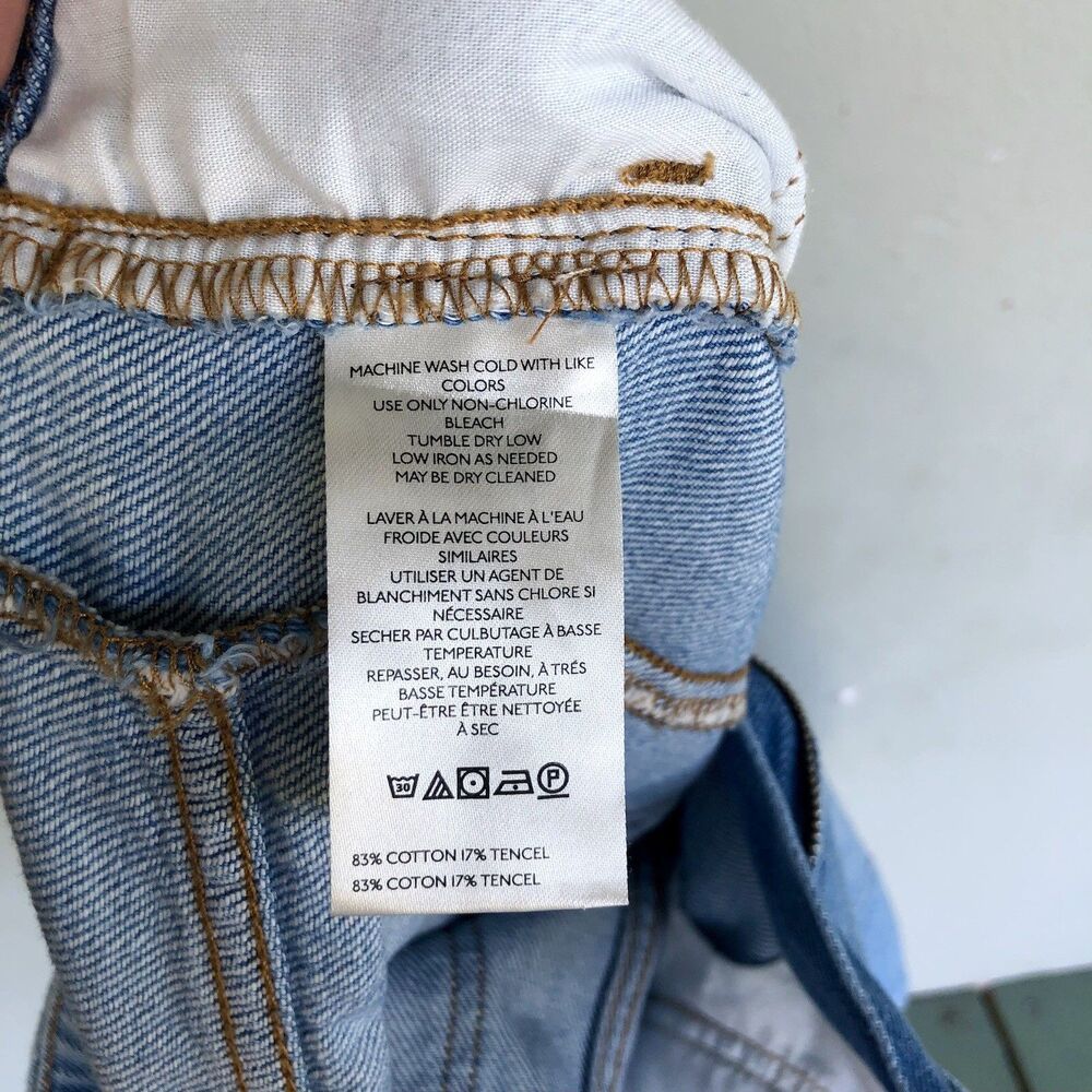 Pilcro Light Blue Denim Jean Shorts - Picture 6 of 16